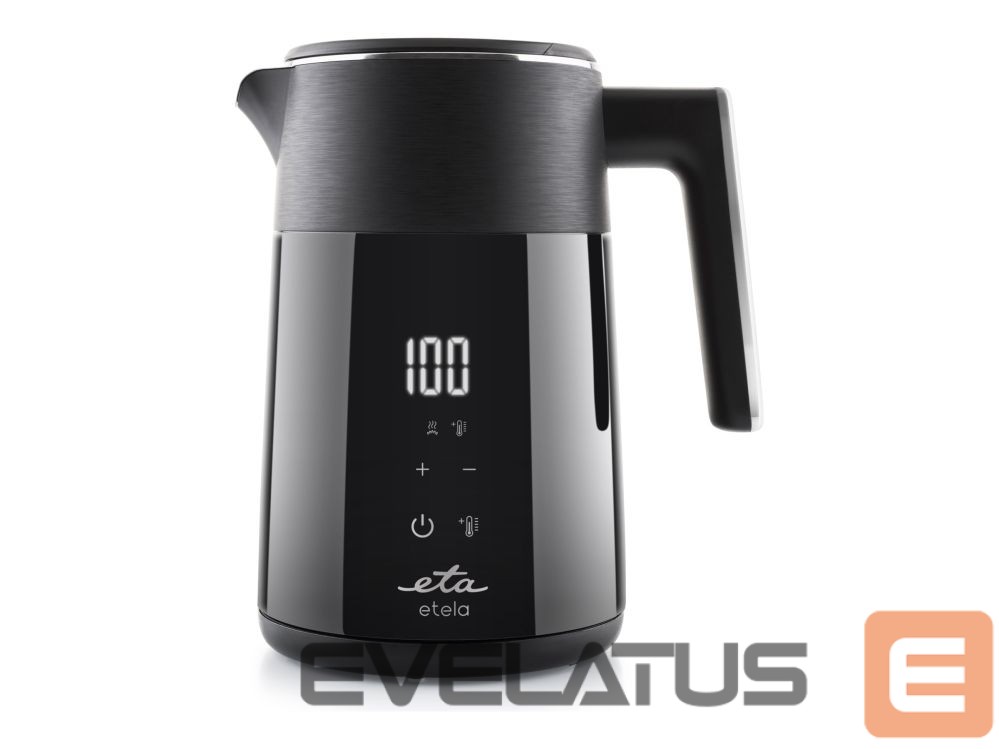 Teapot ETA Kettle | Etela 9596 90000 | 2200 W | Electric | 1.5 L | Stainless steel | 360° rotational base | Black