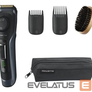 Plaukų kirpimo mašinėlė Rowenta  Beard Trimmer | TN3804E0 Virtuo | Cordless | Number of length steps 39 | Black/Blue 