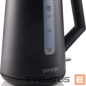 Teapot GORENJE  K17OPB | Kettle | Electric | 2200 W | 1.7 L | Plastic | 360° rotational base | Black 