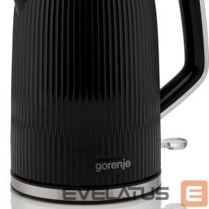Teapot GORENJE  K17DPB | Kettle | Electric | 1.7 L | 2200 W | Plastic/Stainless steel | 360° rotational base | Black 