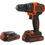Other small household appliances Black & Decker  Black&Decker 18v2G DD w 400mA ch in kitbox 2 batts BDCDD186KB-QW | 