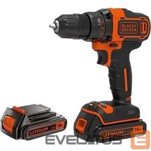 Other small household appliances Black & Decker  Black&Decker 18v2G DD w 400mA ch in kitbox 2 batts BDCDD186KB-QW | 