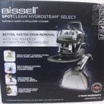 Vacuum cleaner Bissell  SALE OUT. |  Portable Carpet and Upholstery Cleaner | SpotClean HydroSteam Select | Corded operating | Washing function | 1000 W | Black | 23 month(s) | DAMAGED PACKAGING 