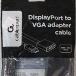Charger Gembird  SALE OUT.  DisplayPort to VGA adapter cable Black |  Adapter cable | DisplayPort | VGA | DAMAGED PACKAGING 