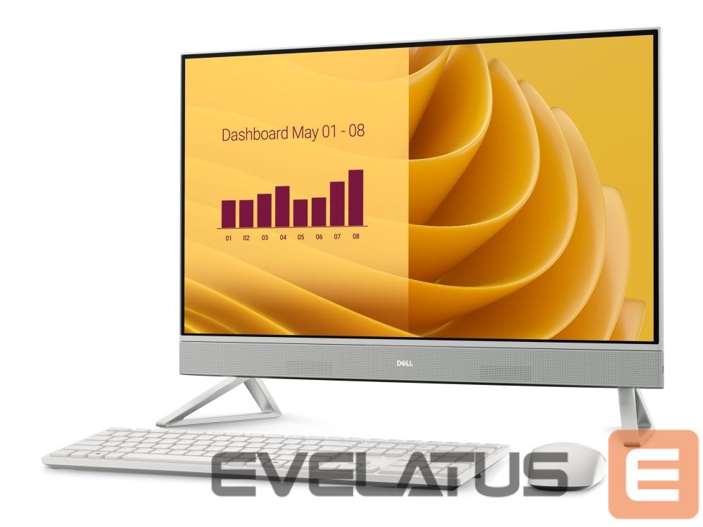 Personal computer Dell EC27250 | Desktop | AIO | 27 " | Intel Core 7 | 150U | 16 GB | DDR5 | 1000 GB | Intel Graphics | US International | Windows 11 Pro