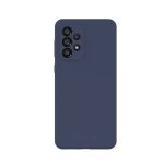 Back panel cover Evelatus Samsung Galaxy A33 5G Premium Soft Touch Silicone Case Midnight Blue