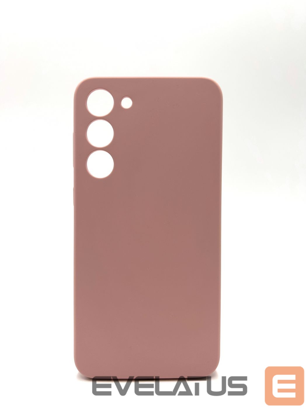 Back panel cover Evelatus Samsung Galaxy S23 Premium Soft Touch Silicone Case Beige