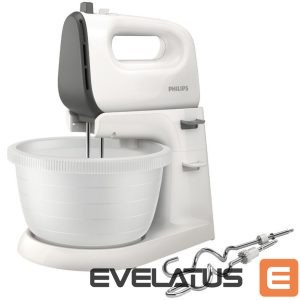 Mixers and blenders Philips  Mixer  Viva Collection HR3745/00 Mixer with bowl, 450 W, Number of speeds 5, Turbo mode, White 