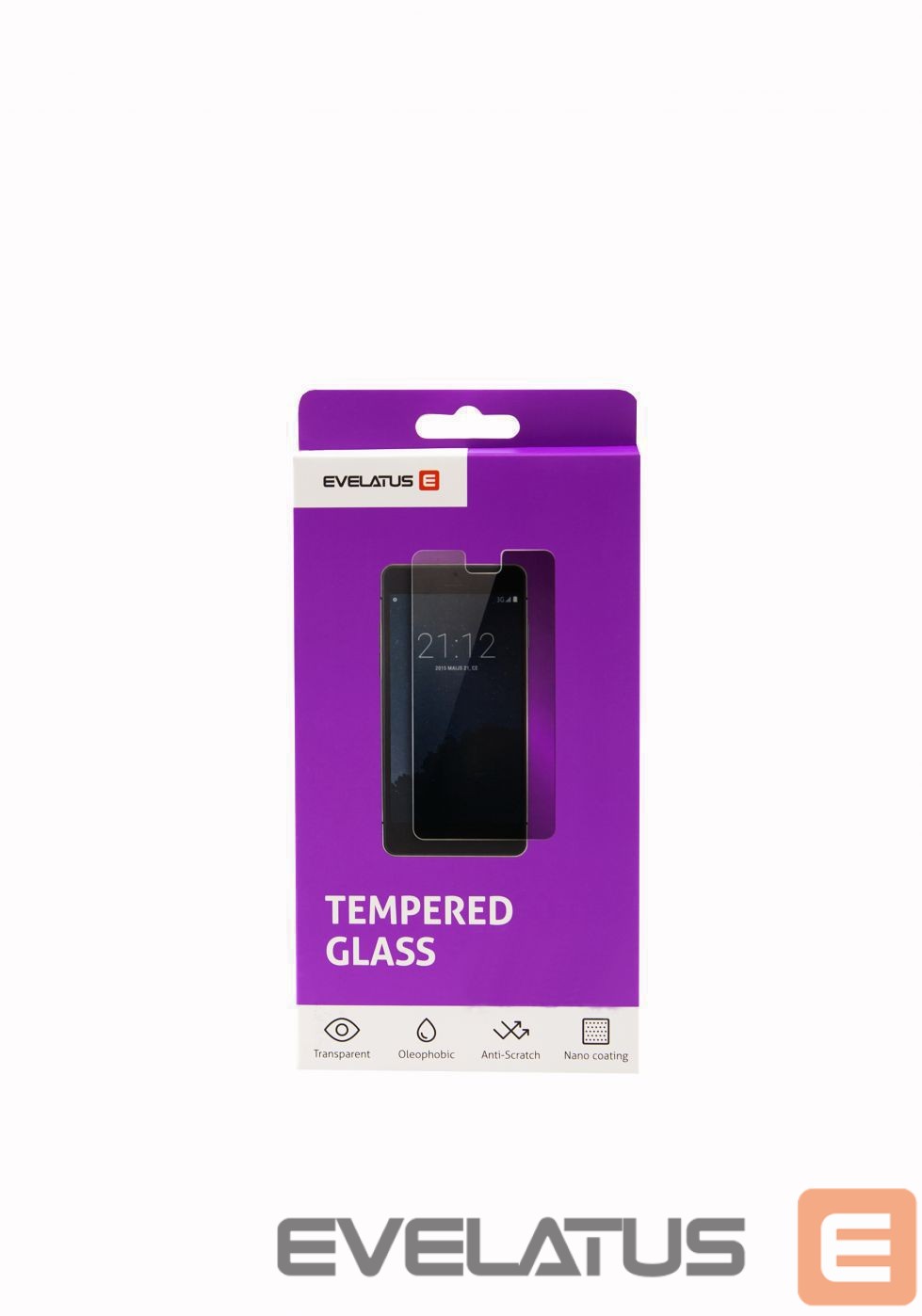 Protective glass Evelatus Samsung S8 Plus G955 3D Full Glued Case-Friendly Glass Black