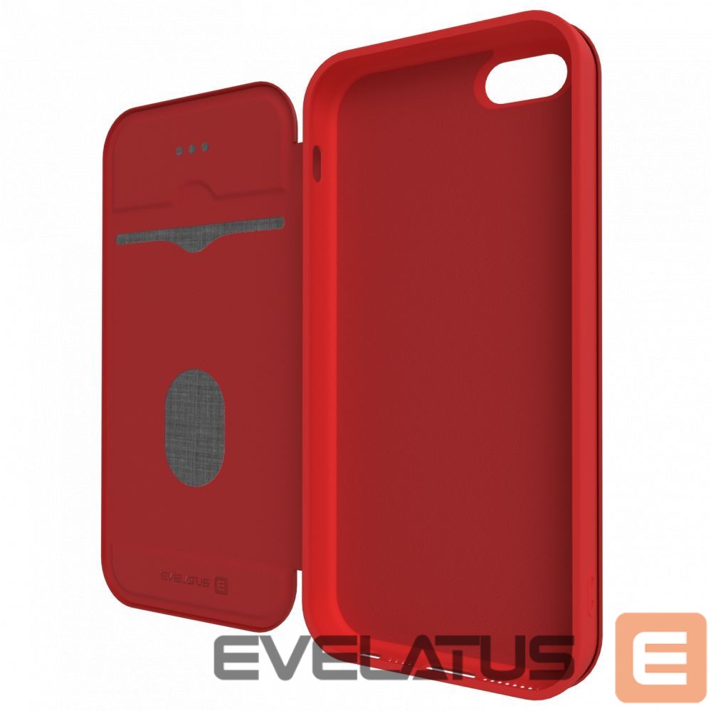 Book case Evelatus Apple iPhone 5/5s/SE Book Case Wine Red