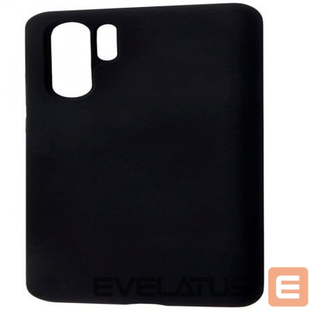 Back panel cover Evelatus Huawei P30 Pro Premium Soft Touch Silicone Case Black