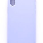 Back panel cover Evelatus Apple iPhone Xs Premium Soft Touch Silicone Case Lilac Purple