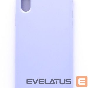 Back panel cover Evelatus Apple iPhone Xs Premium Soft Touch Silicone Case Lilac Purple