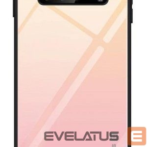 Back panel cover Evelatus Samsung Galaxy J6 2018 Gradient Glass Case 1 Mild Melon