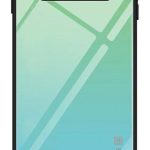 Back panel cover Evelatus Samsung Galaxy J6 2018 Gradient Glass Case 6 Lagoon