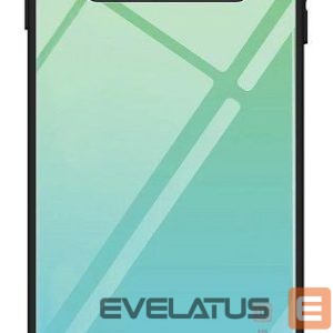 Back panel cover Evelatus Samsung Galaxy J6 2018 Gradient Glass Case 6 Lagoon