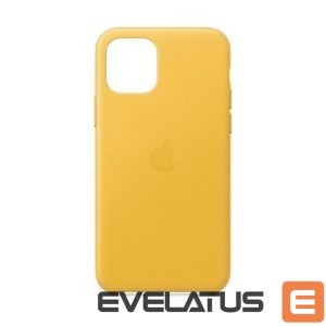 Back panel cover Apple - iPhone 11 Pro Leather Case MWYA2ZM/A Meyer Lemon