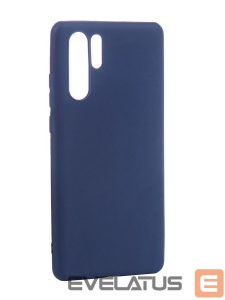 Back panel cover Evelatus Huawei P30 Pro Nano Silicone Case Soft Touch TPU Dark Blue
