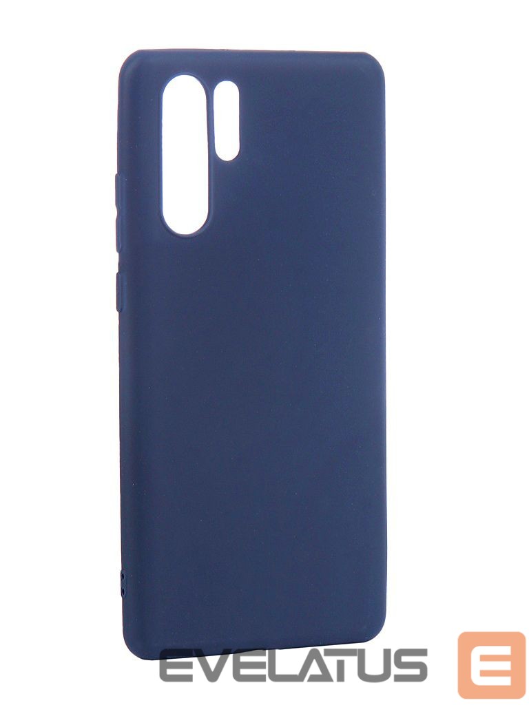 Back panel cover Evelatus Huawei P30 Pro Nano Silicone Case Soft Touch TPU Dark Blue