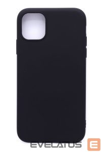 Back panel cover Evelatus Apple iPhone 11 Pro Max Nano Silicone Case Soft Touch TPU Black