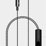 Wired headphones USAMS Universal EP-20 Flat Perfume Stereo Headset 3,5mm Black