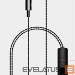 Wired headphones USAMS Universal EP-20 Flat Perfume Stereo Headset 3,5mm Black