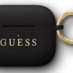 Headphone case Guess Apple Silicone Cover for Airpods Pro Black
