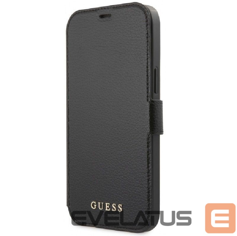 Book case Guess Apple iPhone 12/12 Pro Iridescent Book Case Black
