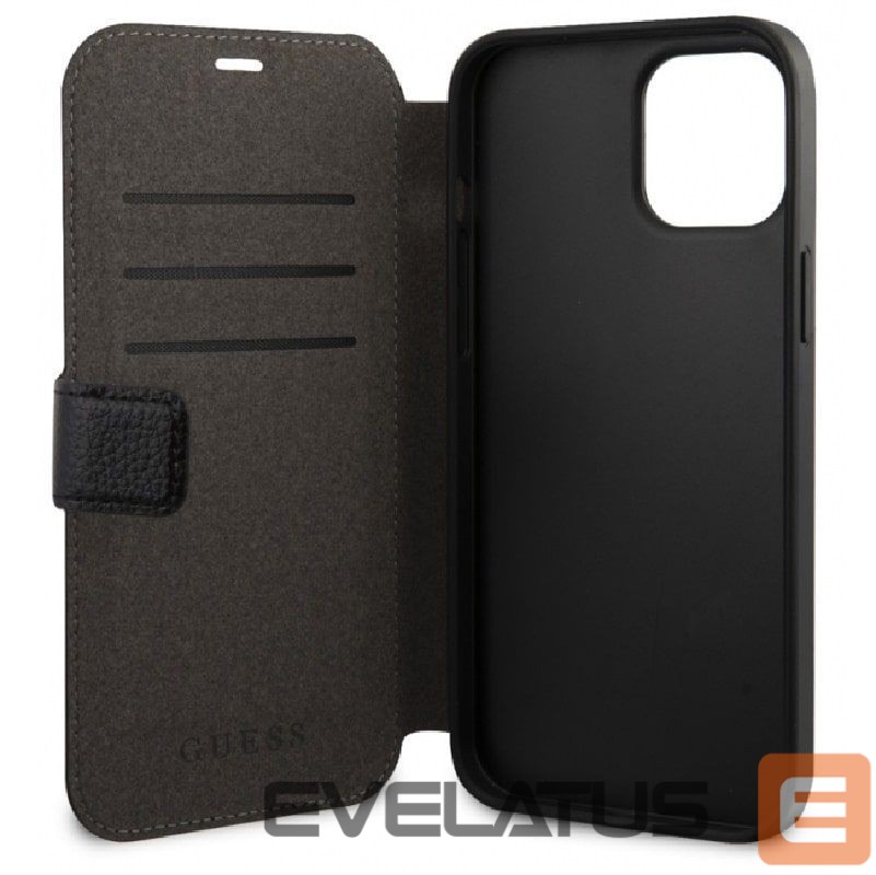 Book case Guess Apple iPhone 12/12 Pro Iridescent Book Case Black