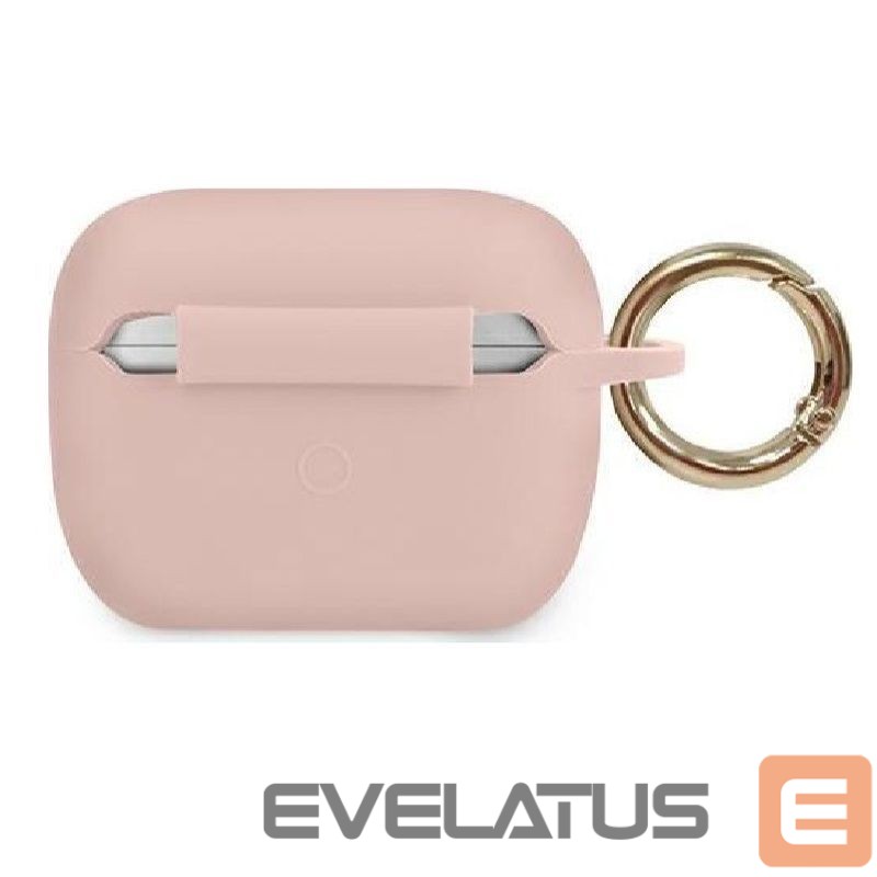 Headphone case Guess AirPods Pro Triangle Silicone Case Pink