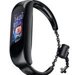 Strap iLike  Metal band bracelet strap for Xiaomi Mi Band 6 / 5 / 4 / 3 Black