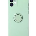 Back panel cover iLike Apple Finger Grip Case for iPhone 11 light green 