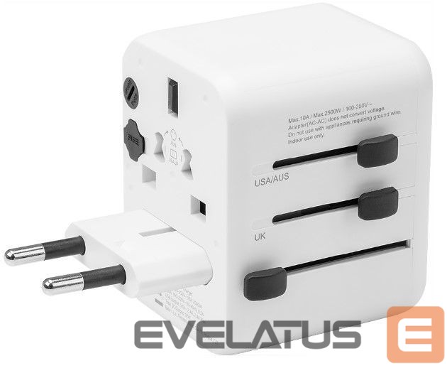 Adapter Tactical PTP Travel 12W Adapter White