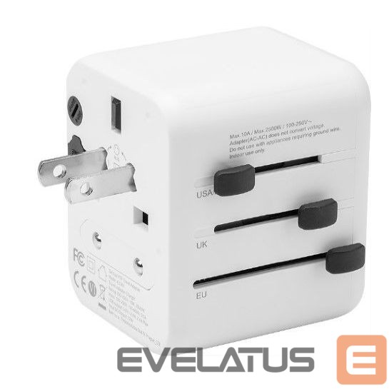 Adapter Tactical PTP Travel 12W Adapter White