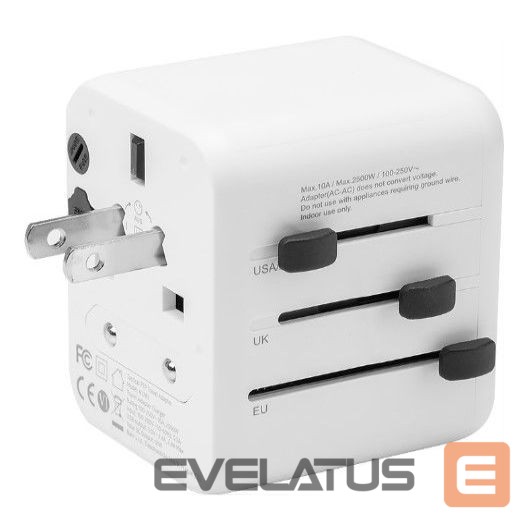 Adapter Tactical PTP Travel 12W Adapter White
