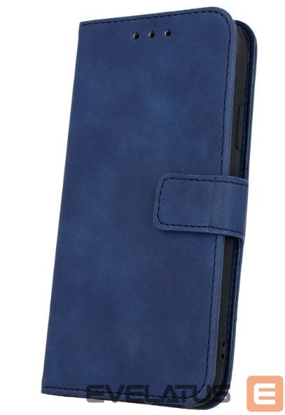 Book case iLike Samsung Galaxy A54 5G Smart Velvet case Navy Blue