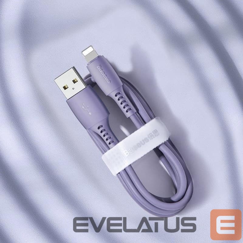 Cable Baseus - Yiven Cable USB to Lightning 2.4A 1.8M Blue Purple