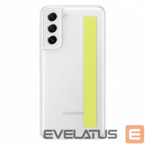 Back panel cover Samsung  Galaxy S21 FE Clear Strap Cover Case White