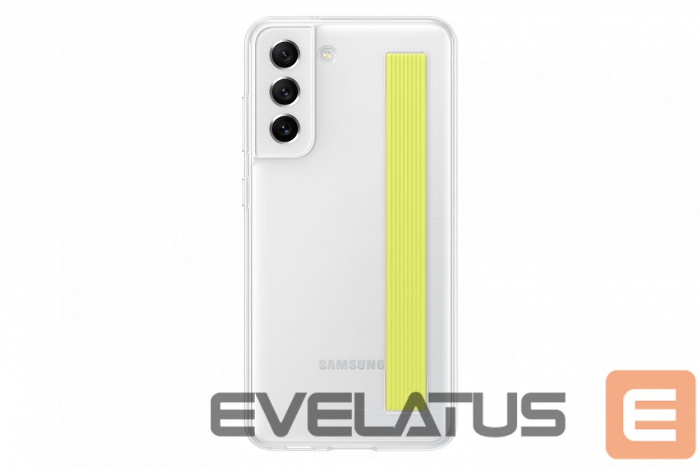 Back panel cover Samsung Galaxy S21 FE Clear Strap Cover Case White