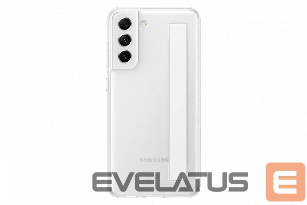 Back panel cover Samsung Galaxy S21 FE Clear Strap Cover Case White