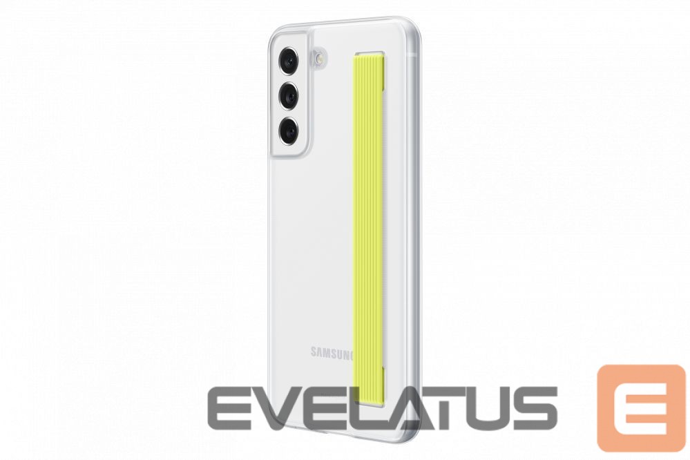 Back panel cover Samsung Galaxy S21 FE Clear Strap Cover Case White