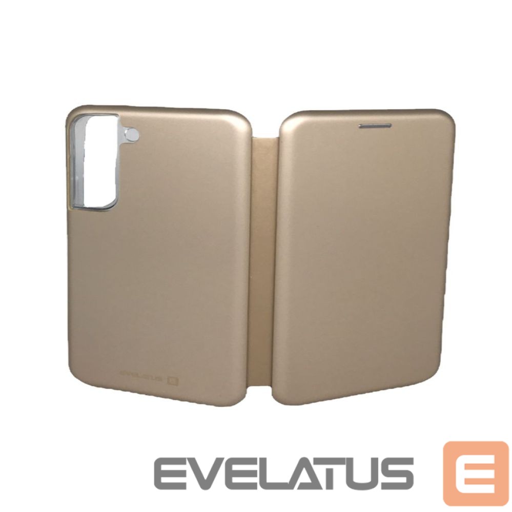 Book case Evelatus Samsung S22 Book Case Gold
