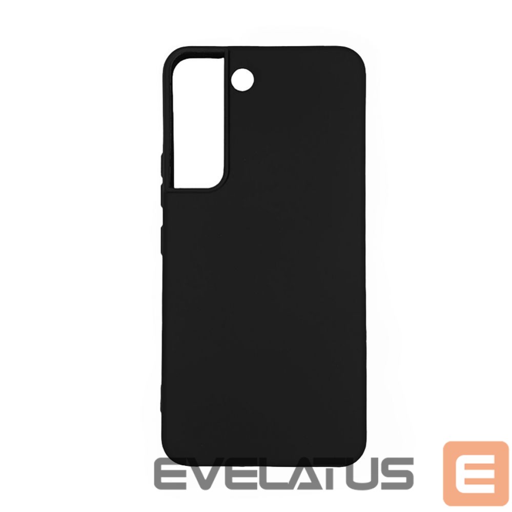 Back panel cover Evelatus Samsung Galaxy S22 Nano Silicone Case Soft Touch TPU Black