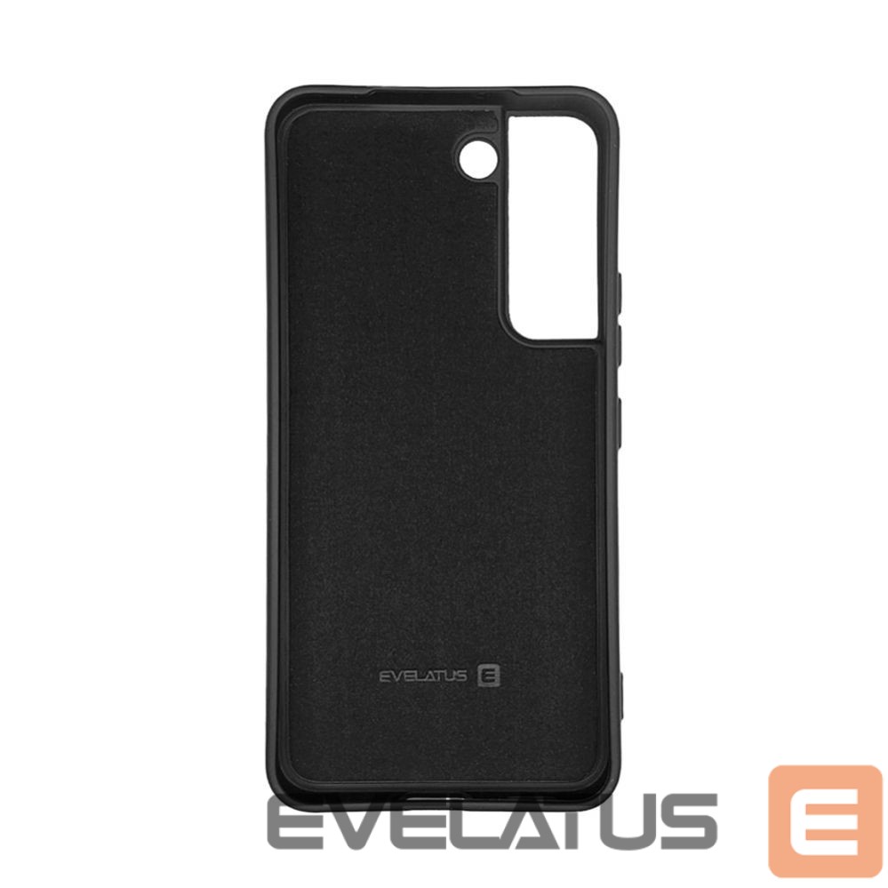 Back panel cover Evelatus Samsung Galaxy S22 Nano Silicone Case Soft Touch TPU Black