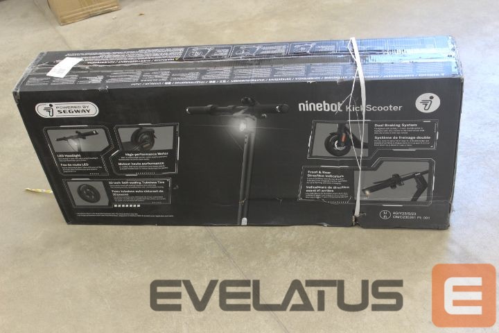Electric scooter Segway SALE OUT. Ninebot by Kickscooter F2 Plus E, Black / DAMAGED PACKAGING, SCRATCHES ON SIDE Kickscooter F2 Plus E Black