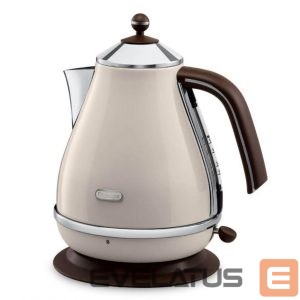 Teapot DeLonghi  KBOV 2001.BG Standard kettle 2000 W 1.7 L Stainless steel 360° rotational base Beige 