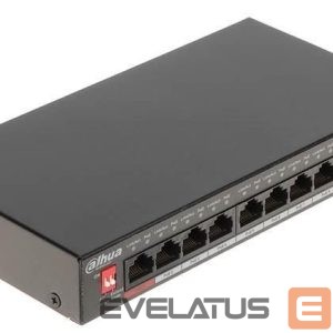 Commutator DAHUA  Switch||PFS3010-8ET-96-V2|Desktop/pedestal|PoE ports 8|96 Watts|DH-PFS3010-8ET-96-V2 