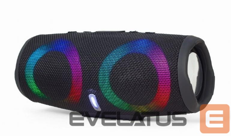 Wired speakers Gembird Portable Speaker||Black|Portable/Wireless|1xAudio-In|1xUSB 2.0|1xMicroSD Card Slot|Bluetooth|SPK-BT-LED-02