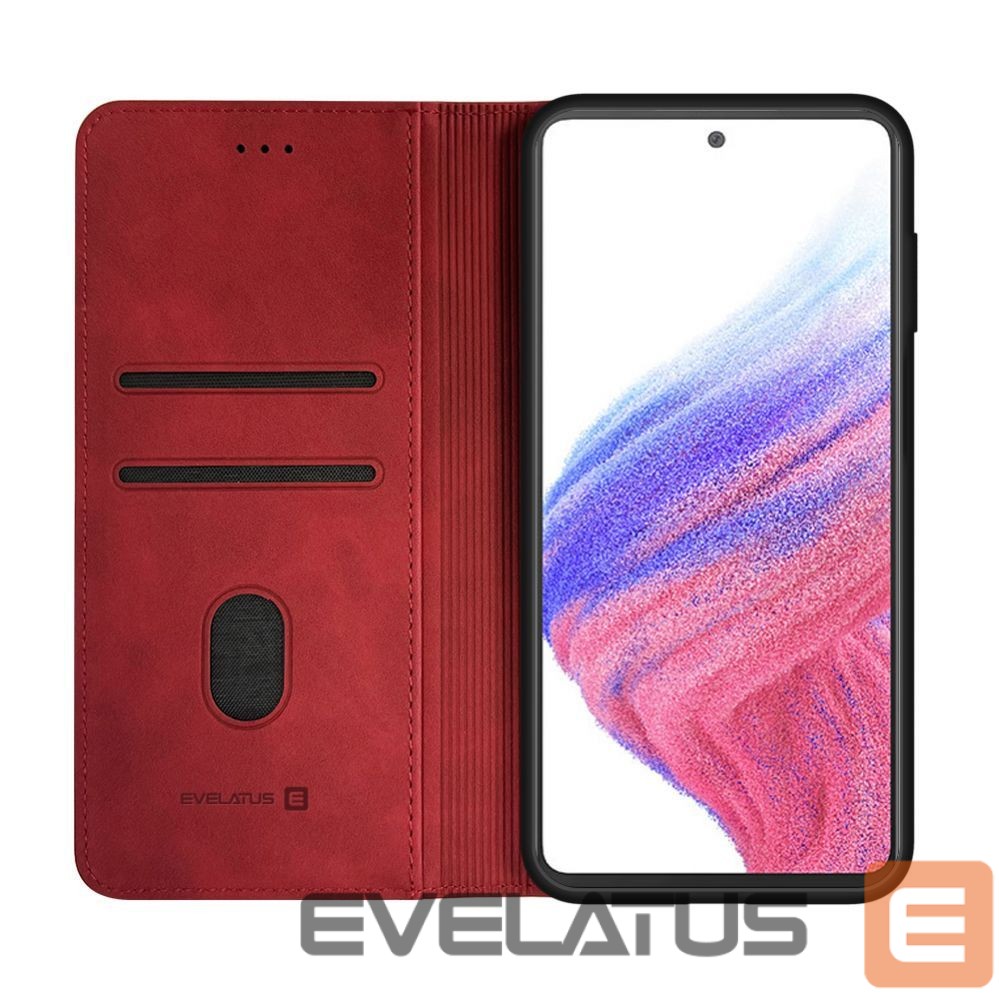 Book case Evelatus Samsung Galaxy A53 Book Case Folio Red