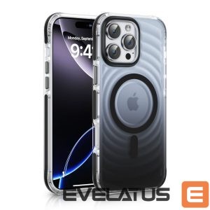 Back panel cover Evelatus Apple iPhone 15 EchoWave Clear MagSafe Black